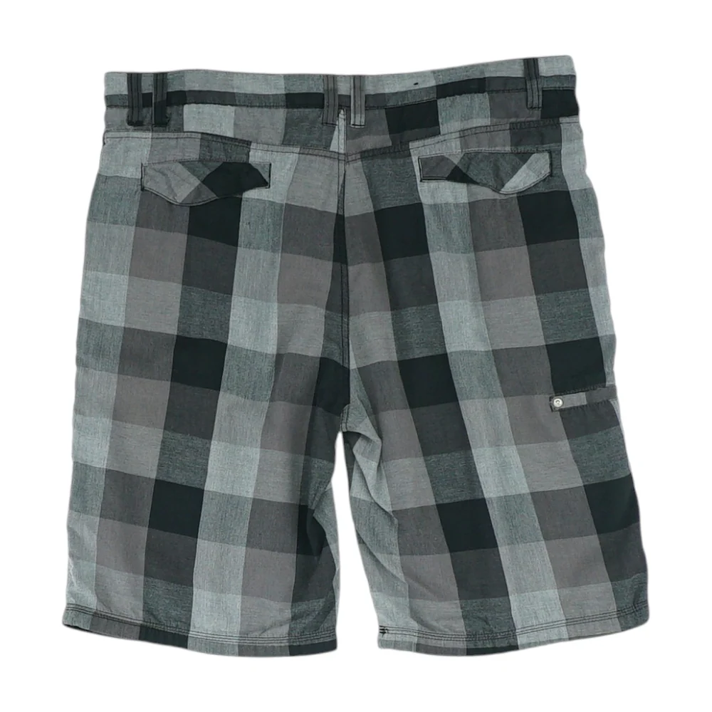 Gray Check Chino Shorts - Image 2