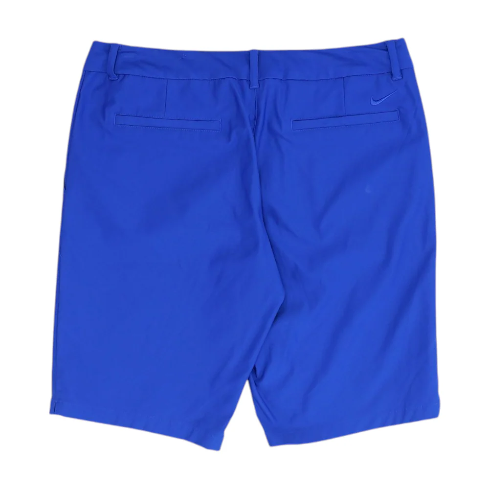 Blue Solid Active Shorts - Image 2