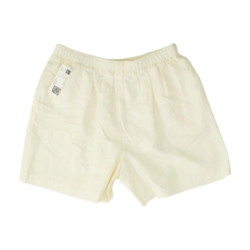 Ivory Solid Chino Shorts - Image 2