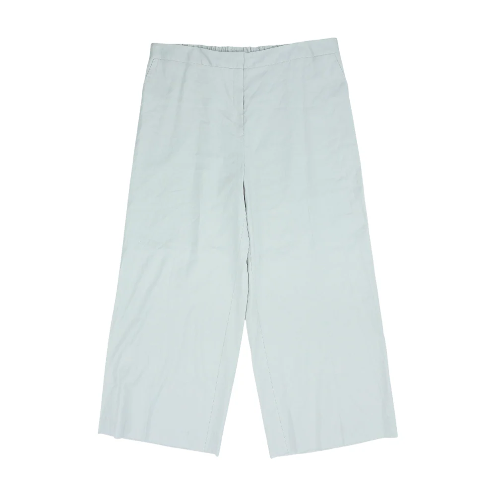 Beige Plus Wide Leg Pants