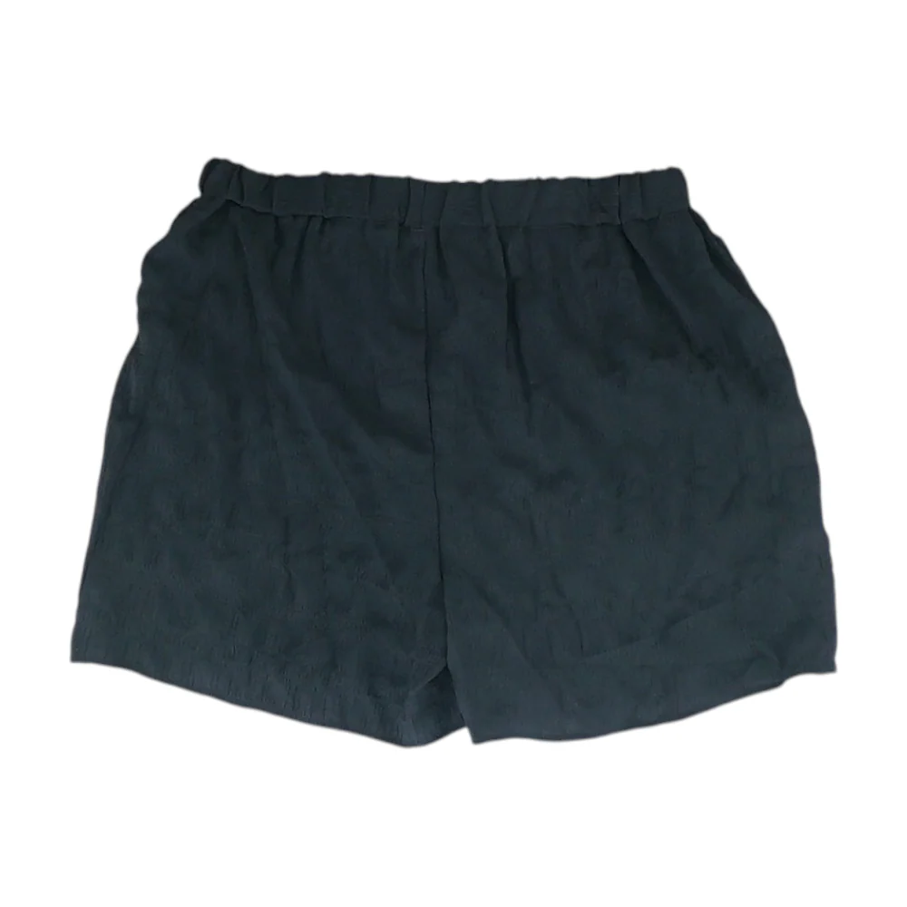 Black Solid Chino Shorts - Image 2