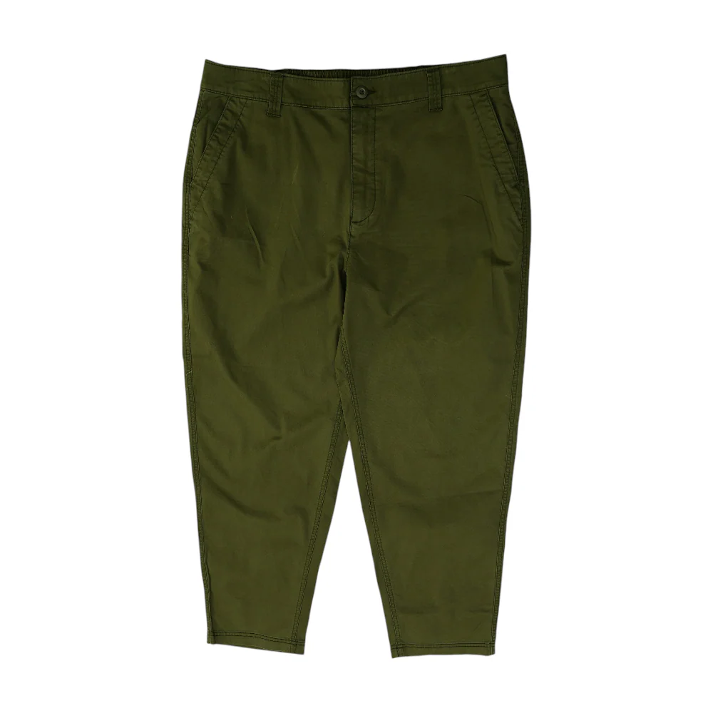Green Tall Straight Pants