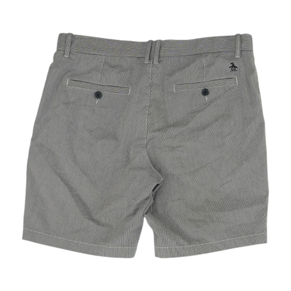Navy Striped Chino Shorts - Image 2