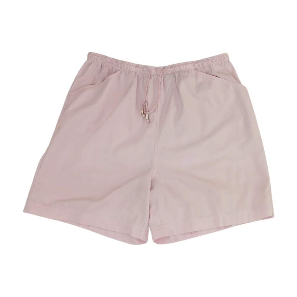 Vintage Pink Solid Chino Shorts