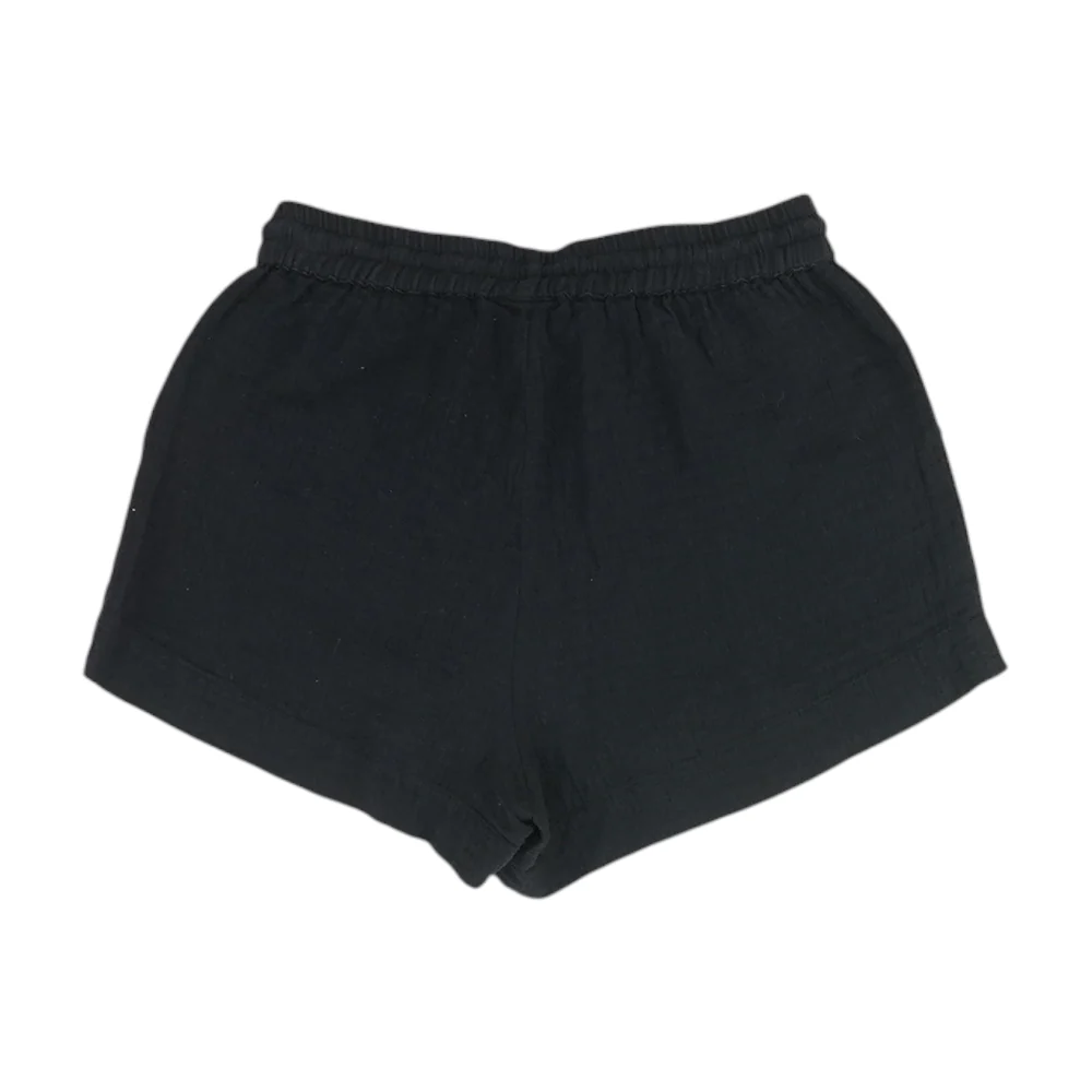Black Solid Chino Shorts - Image 2