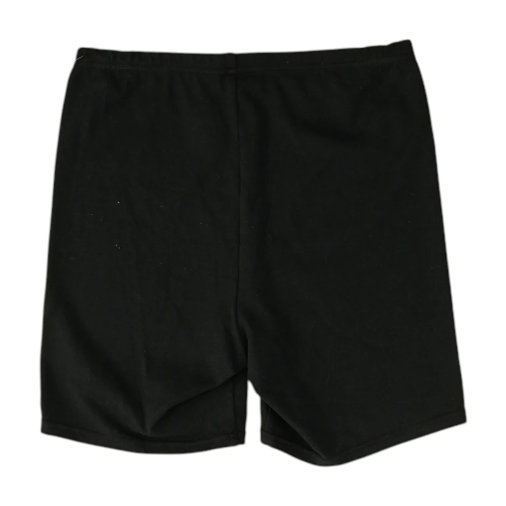 Black Solid Active Shorts - Image 2