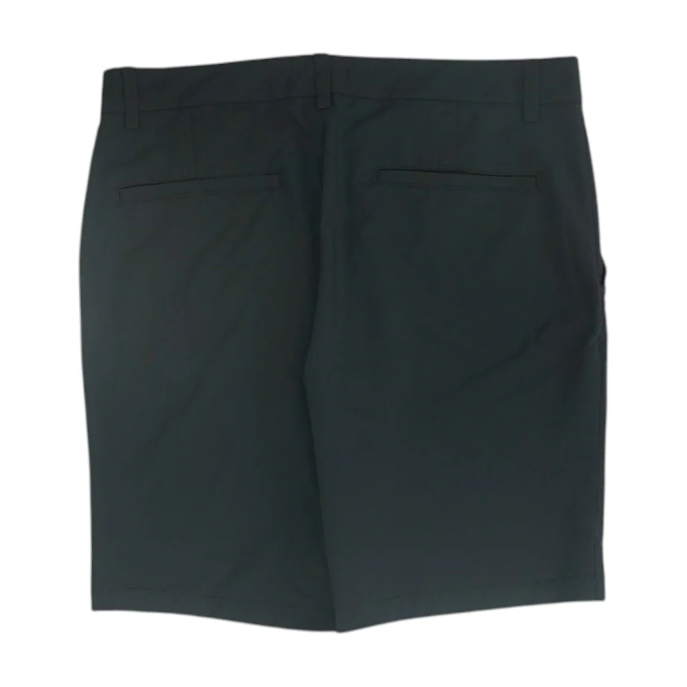 Black Solid Active Shorts - Image 2