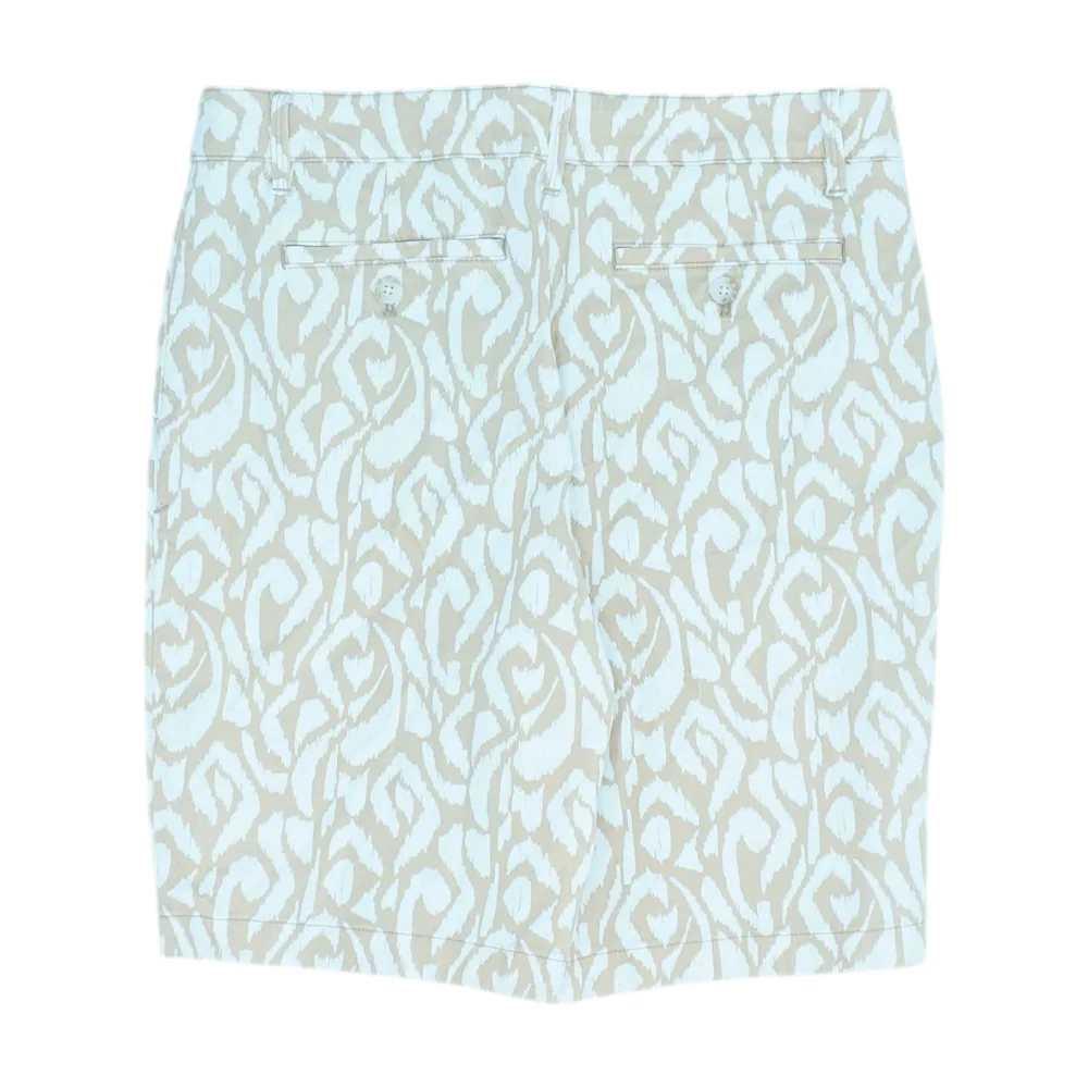 Tan Print Chino Shorts - Image 2