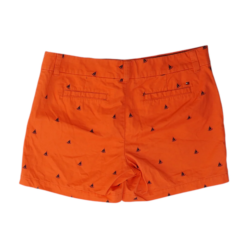 Orange Graphic Chino Shorts - Image 2