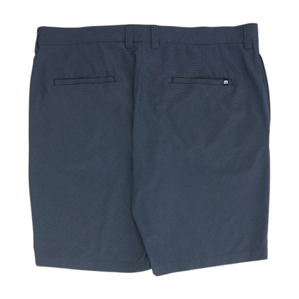 Blue Striped Chino Shorts - Image 2