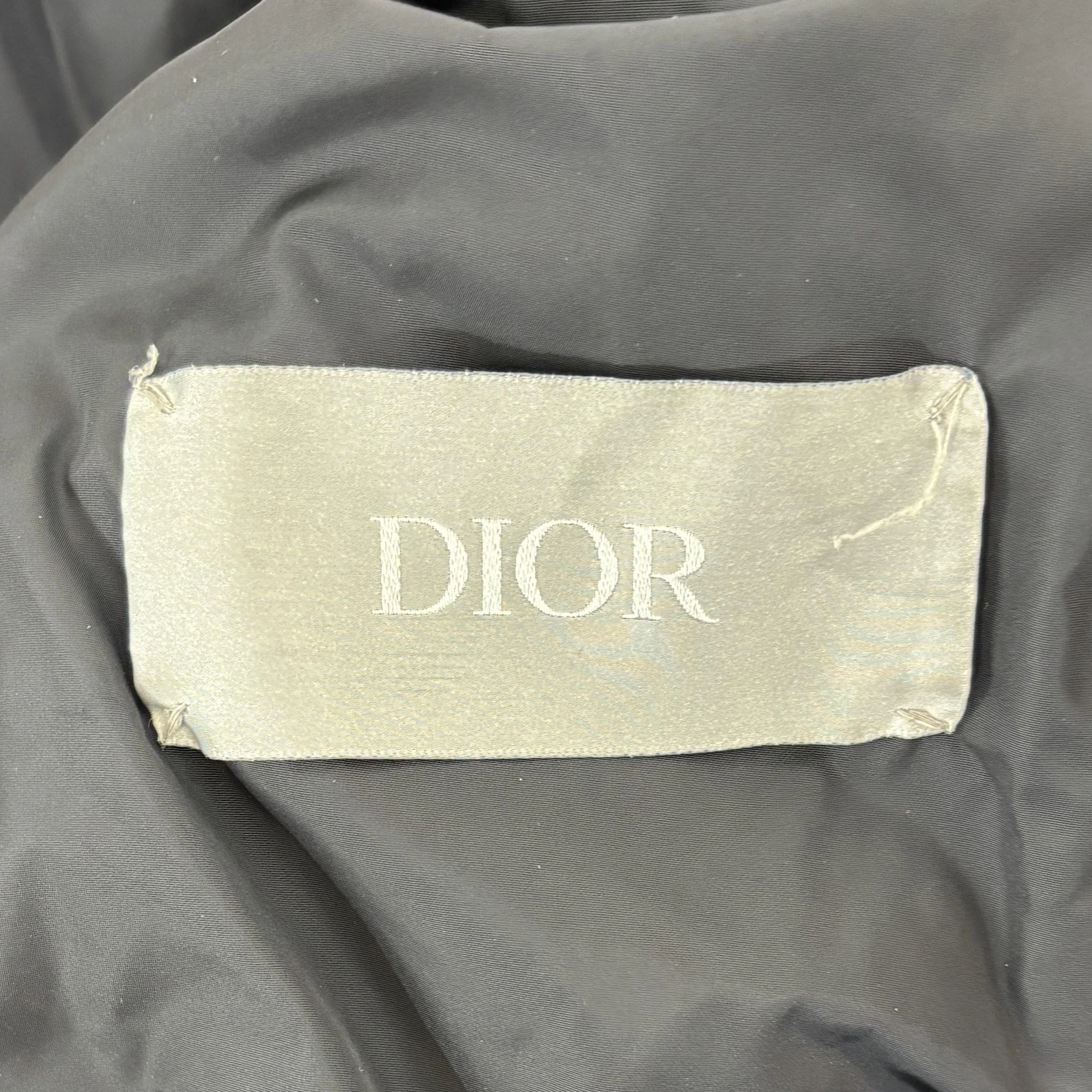 Black Oblique Down Jacket - Image 4