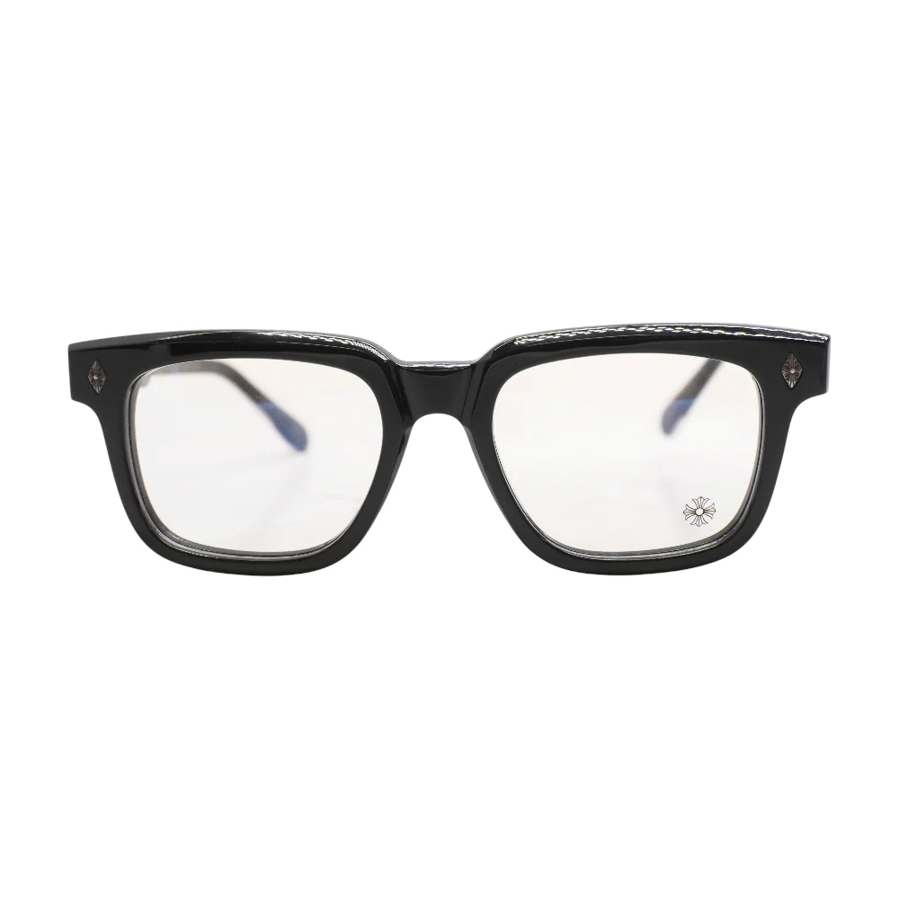 Black DINGALONGLINGLONG Square Blue Light Blocking Eyelasses - Image 2