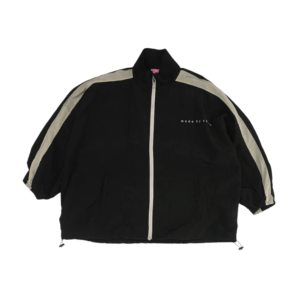 Black Solid Active Jacket