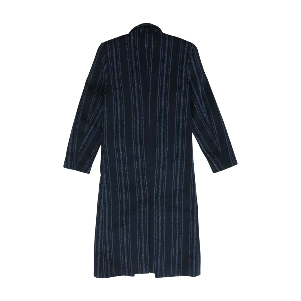 Navy Striped Coat - Image 2