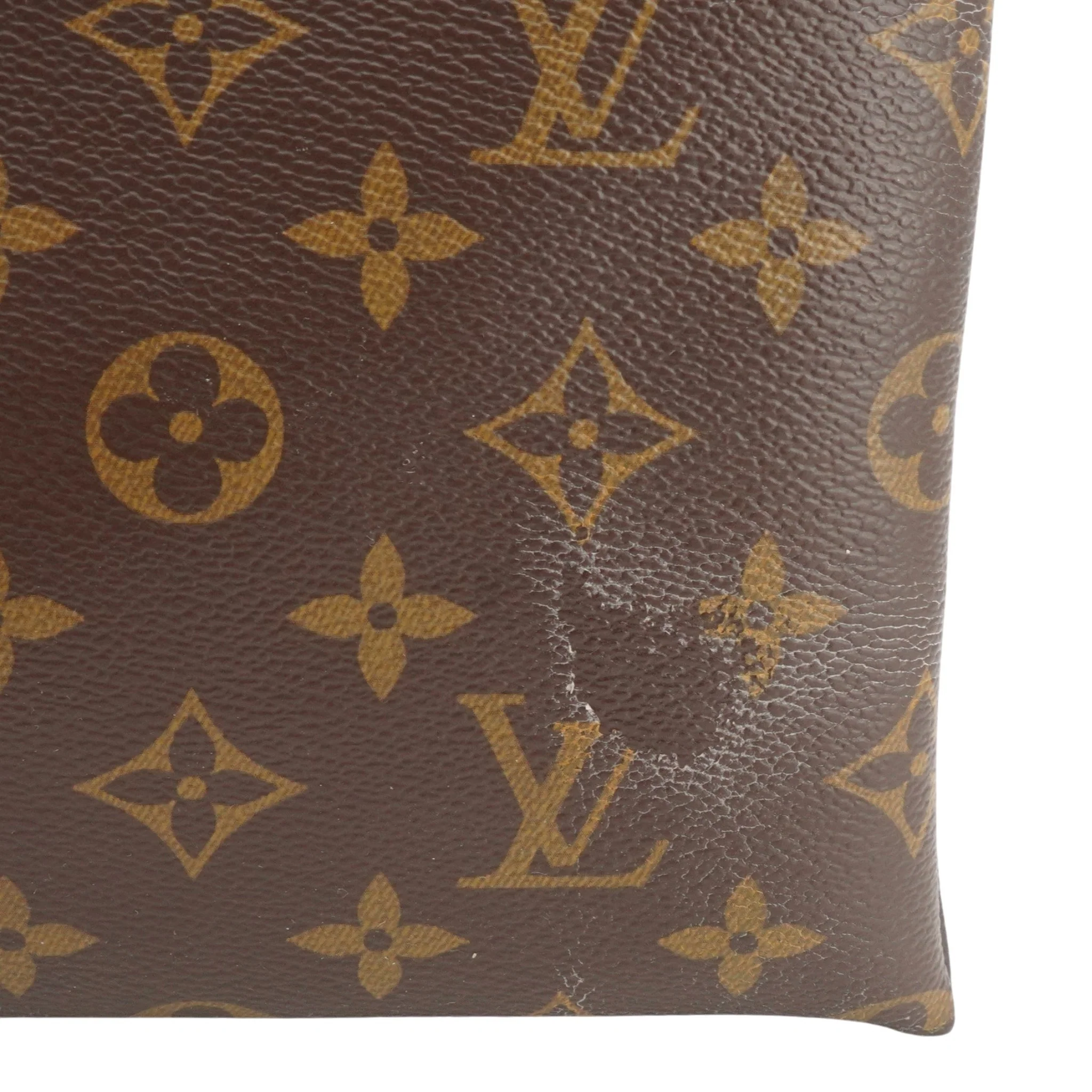 Khaki Monogram Canvas Pochette Tuileries Clutch - Image 6
