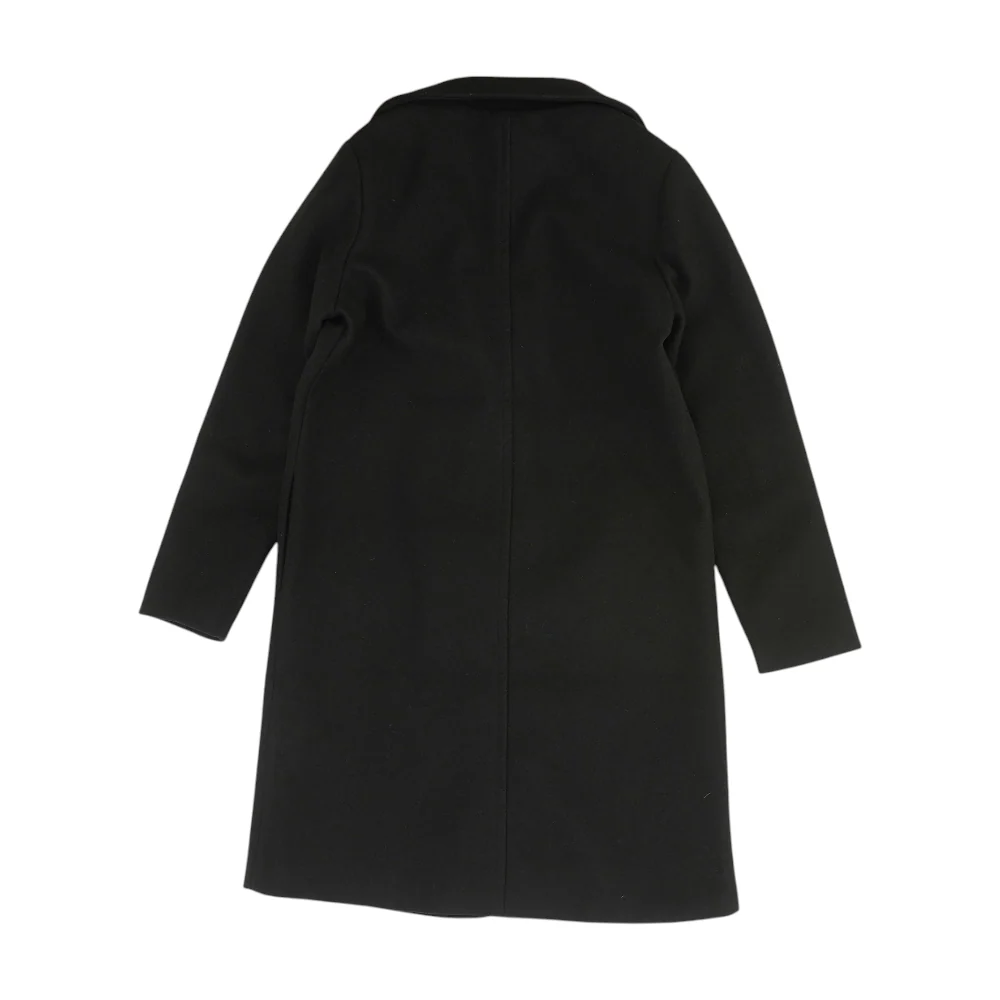 Black Solid Coat - Image 2