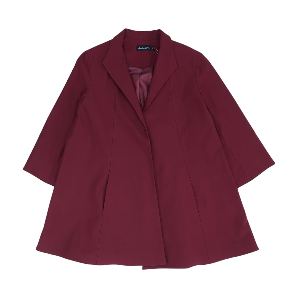 Red Solid Blazer