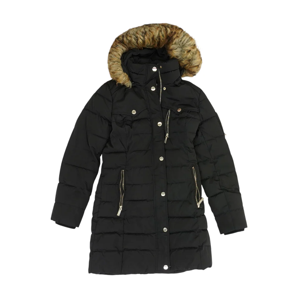 Black Petite Solid Coat
