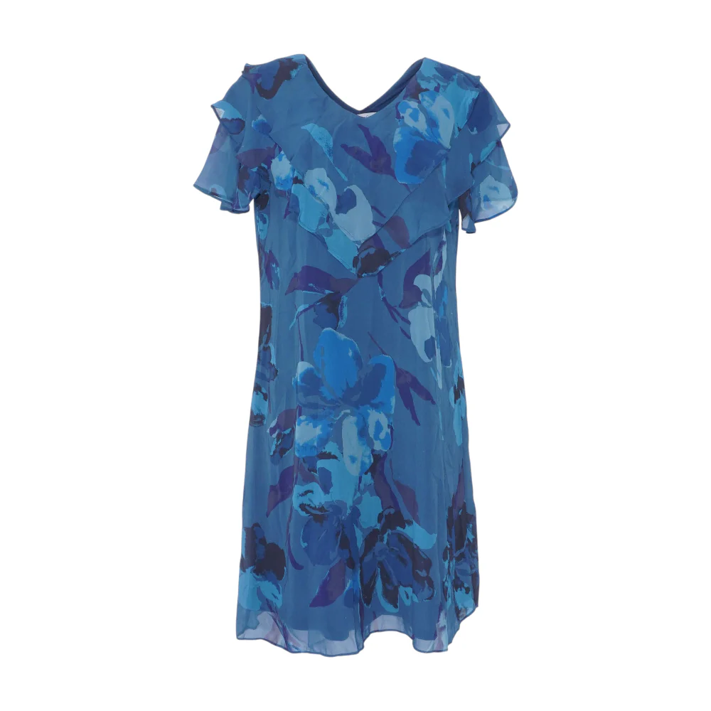 Teal Petite Floral Midi Dress