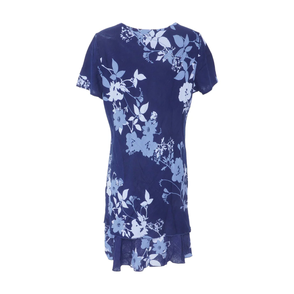 Navy Petite Floral Midi Dress - Image 2