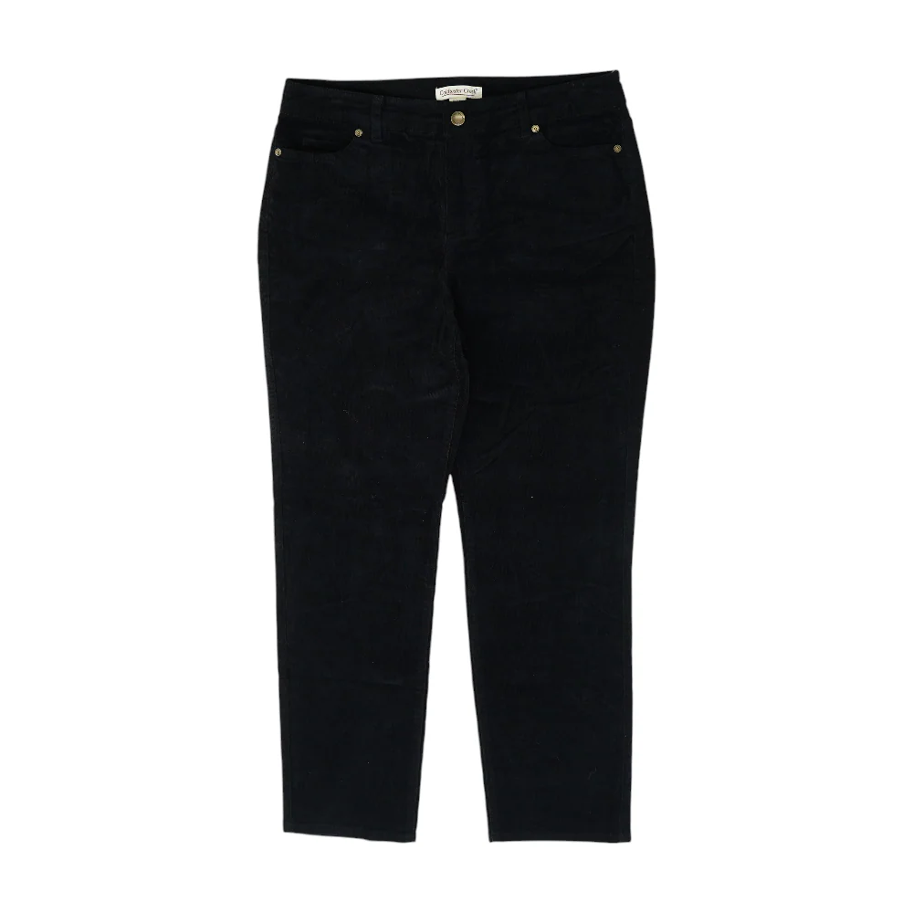 Black Petite Straight Pants