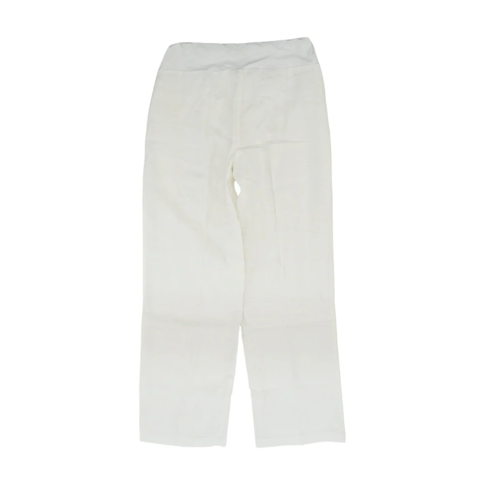 White Wide Leg Pants - Image 2