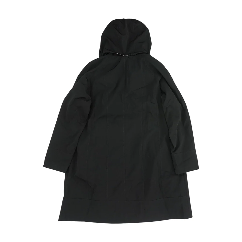 Black Color Block Coat - Image 2