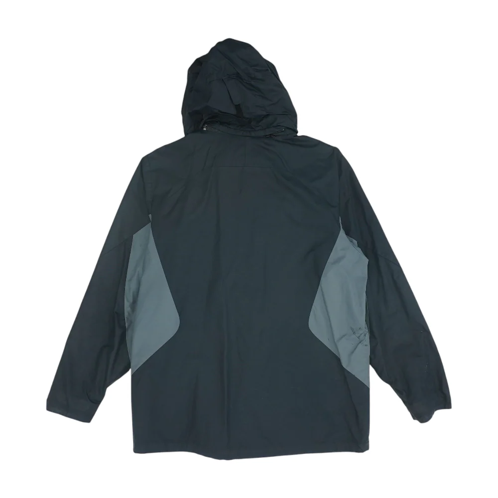 Black Solid Rain Jacket - Image 2