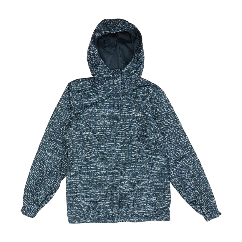 Navy Polka Dot Rain Jacket