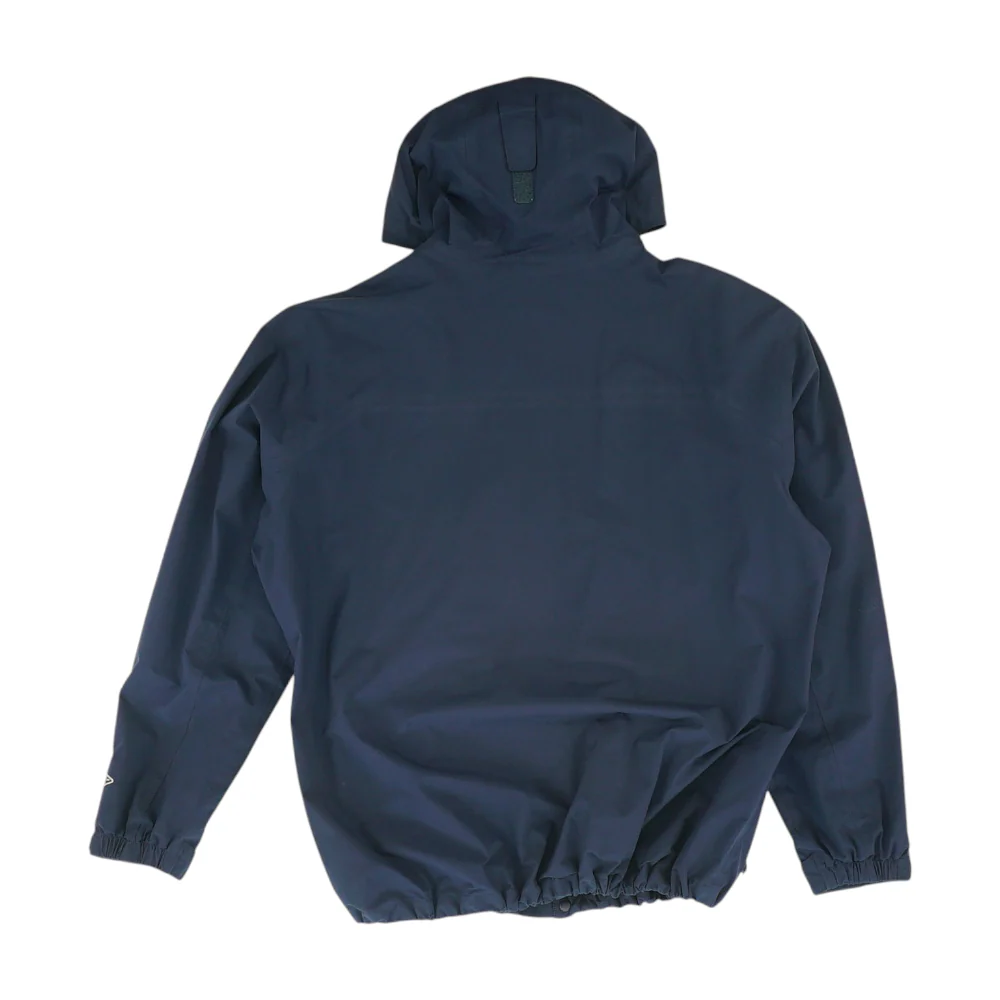 Navy Solid Rain Jacket - Image 2