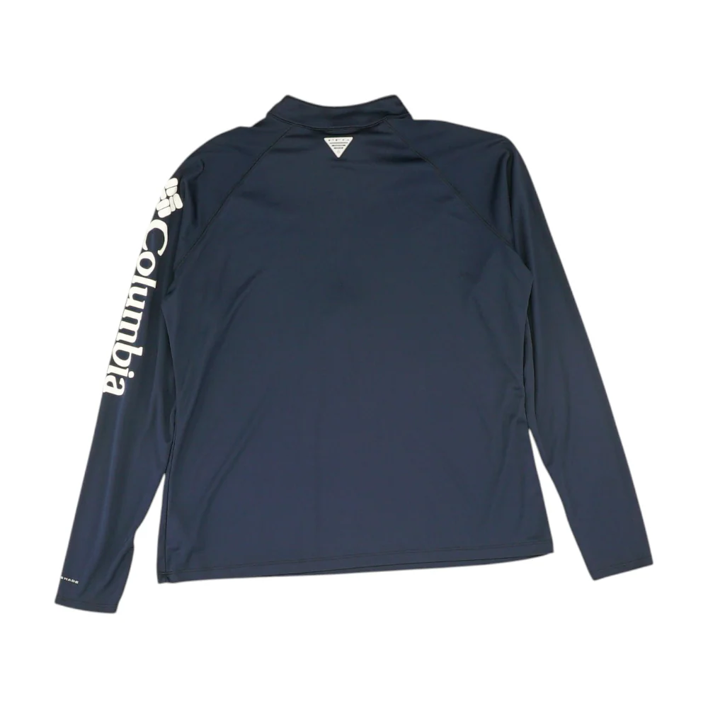 Navy Solid 1/4 Zip Pullover - Image 2