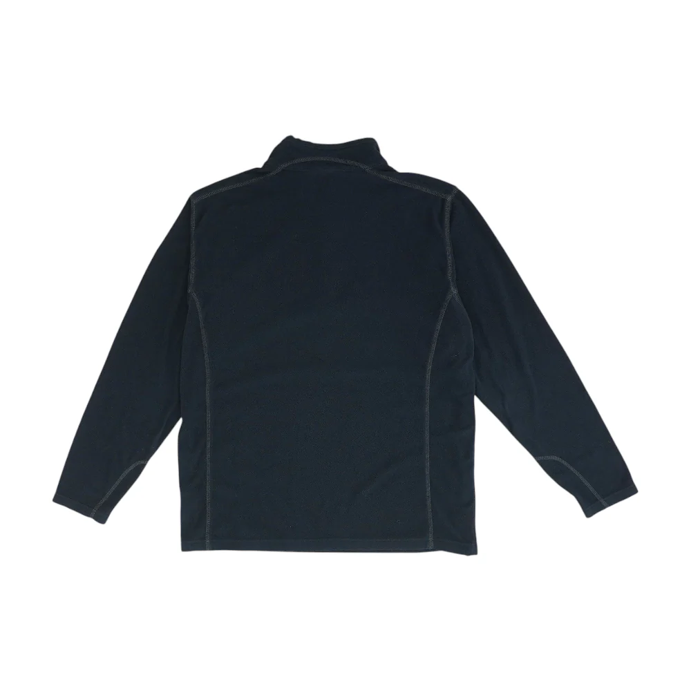 Black Solid 1/4 Zip Pullover - Image 2