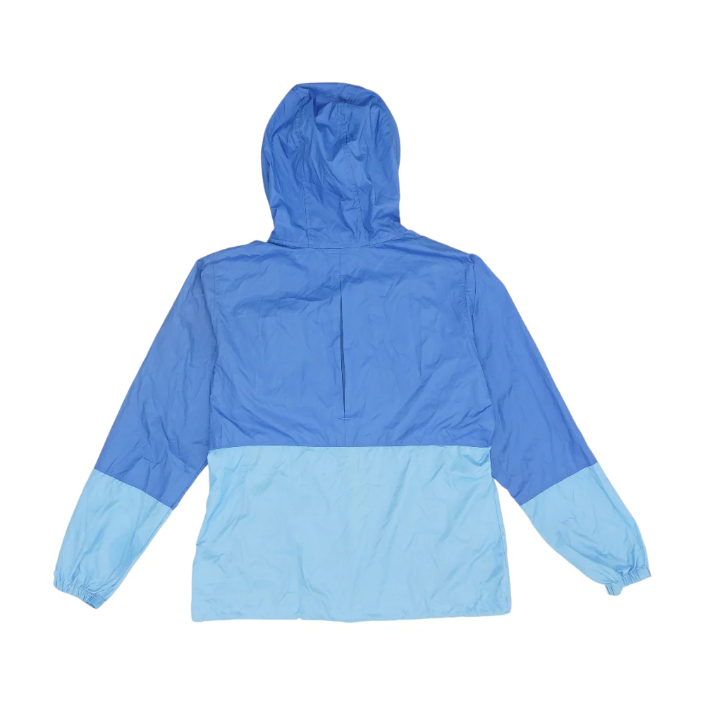 Blue Solid Rain Jacket - Image 2