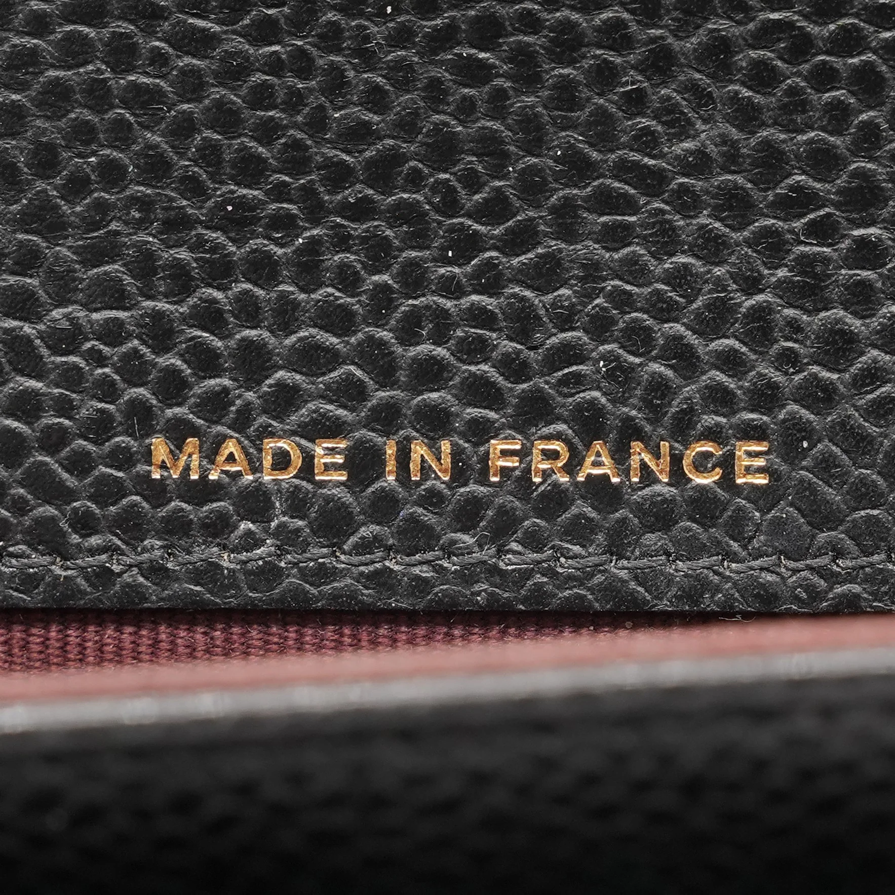 Classic Flap Card Holder in Black Leather - Image 7