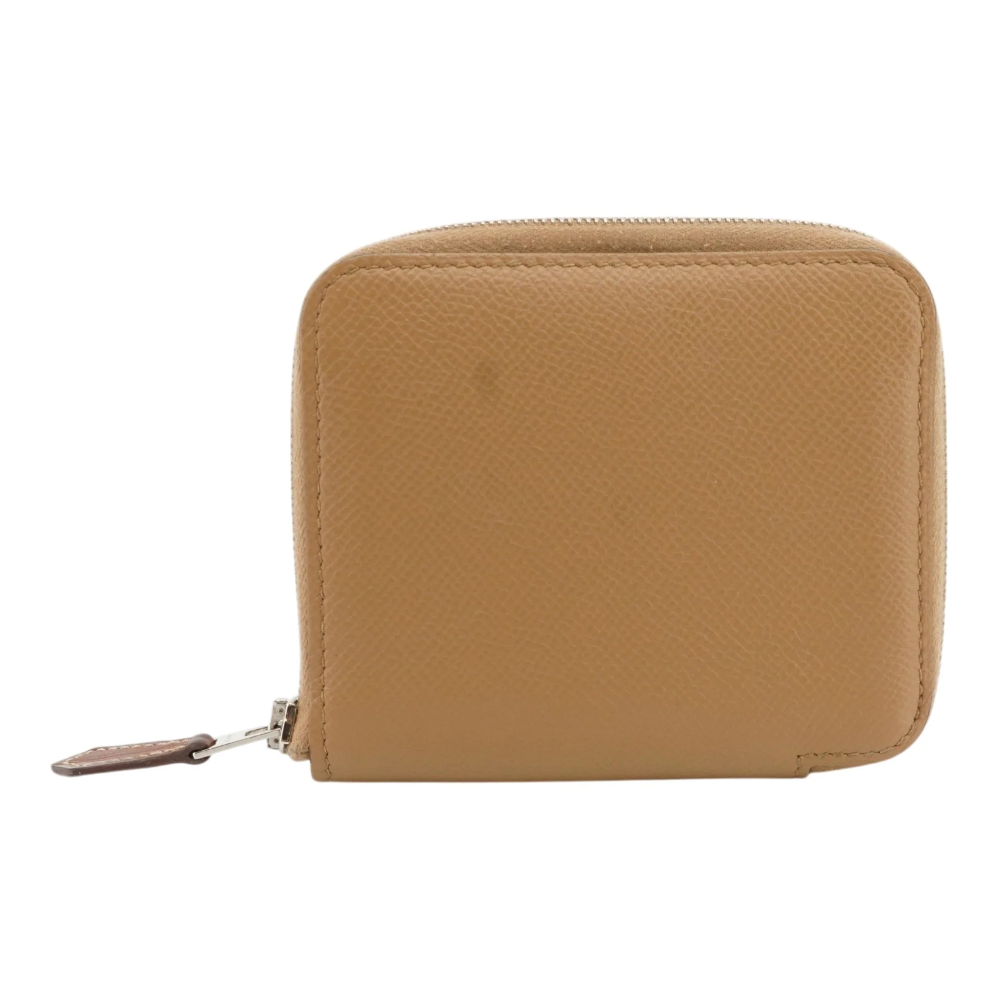 Beige Silk'In Compact Wallet in Epsom Calfskin - Image 2