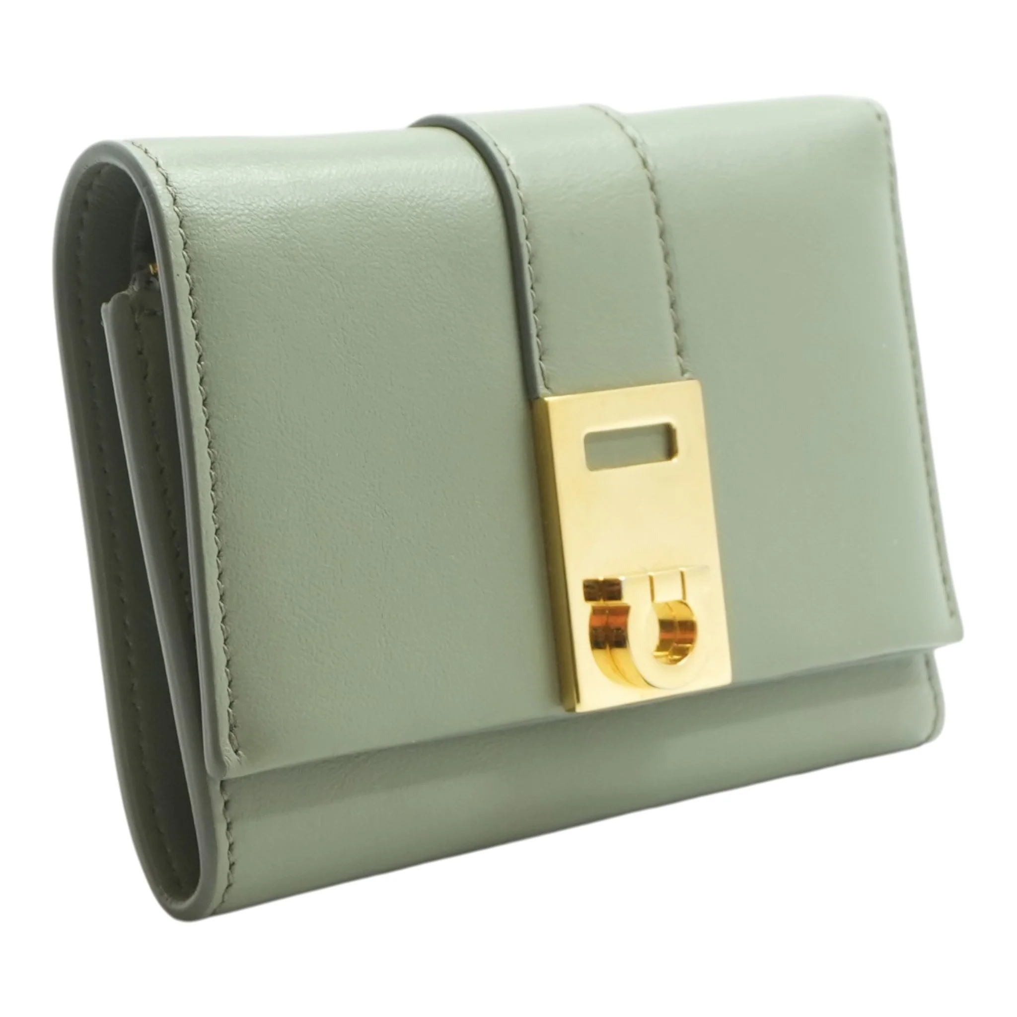 GreenHug Compact Wallet in Palmellato Calfskin - Image 3