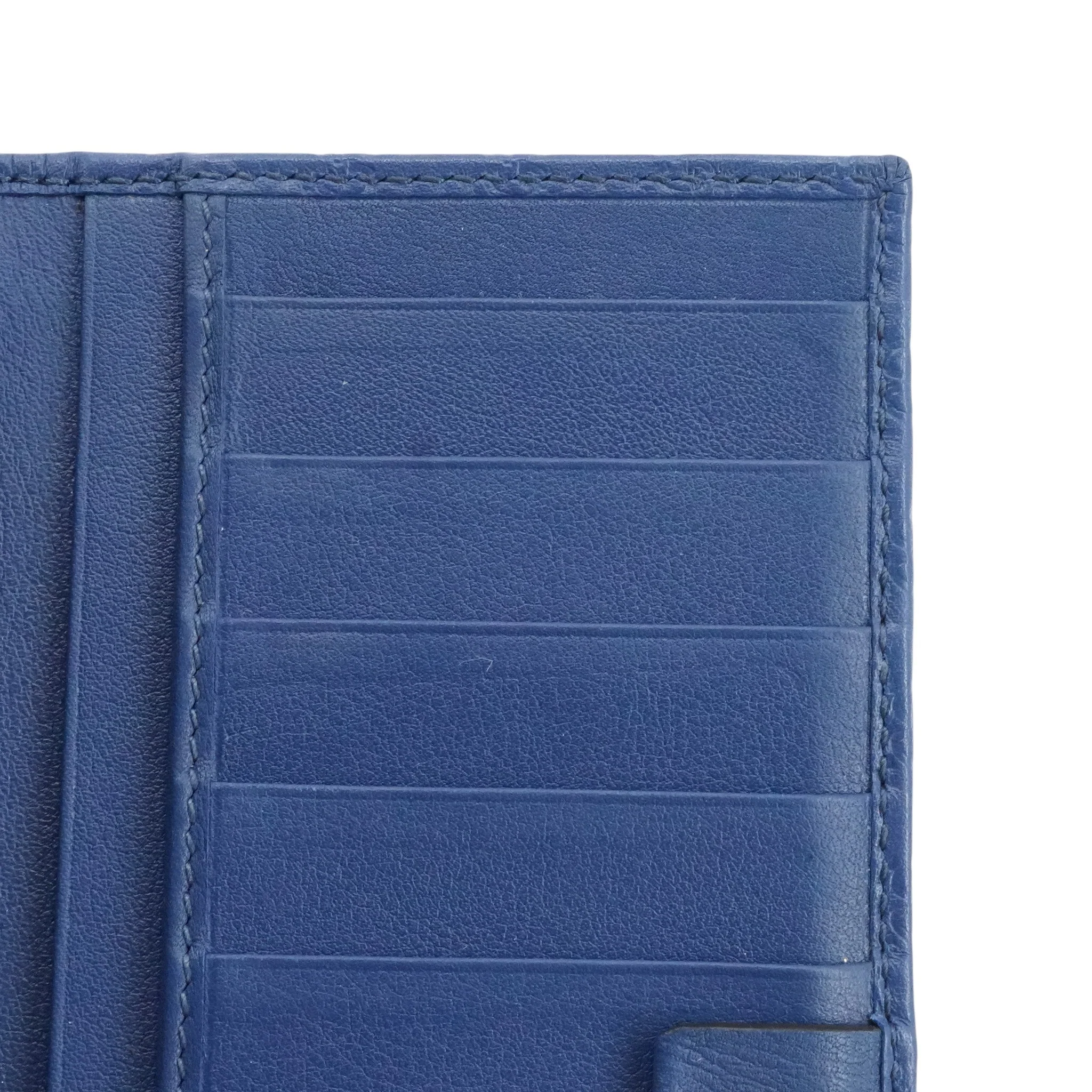 Blue Microguccissima Leather Continental Wallet - Image 7