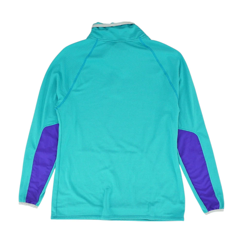 Blue Solid 1/4 Zip Pullover - Image 2