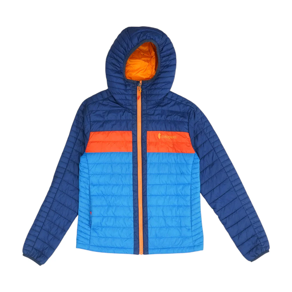 Blue Color Block Jacket
