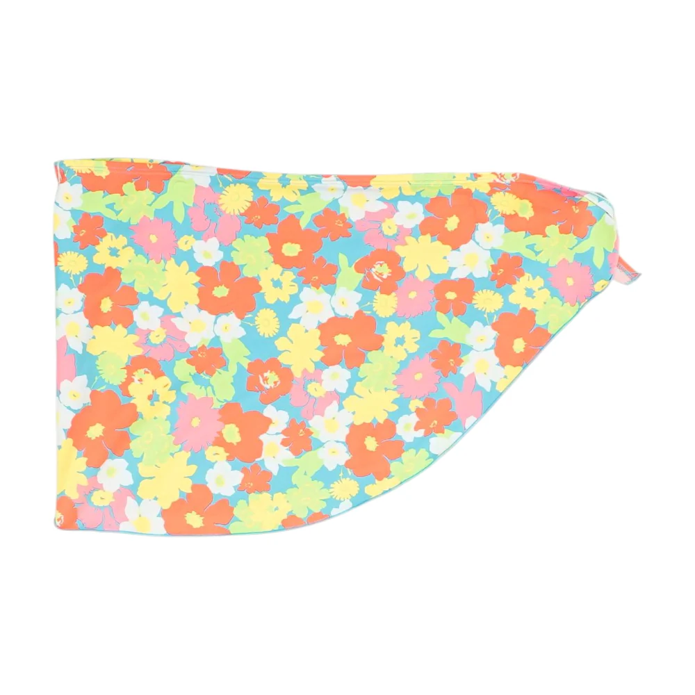 Blue Floral Cover-Up - Image 2