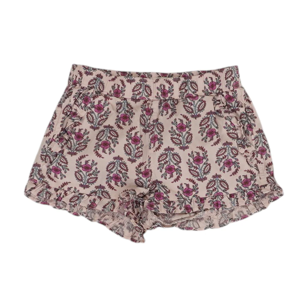 Pink Floral Chino Shorts