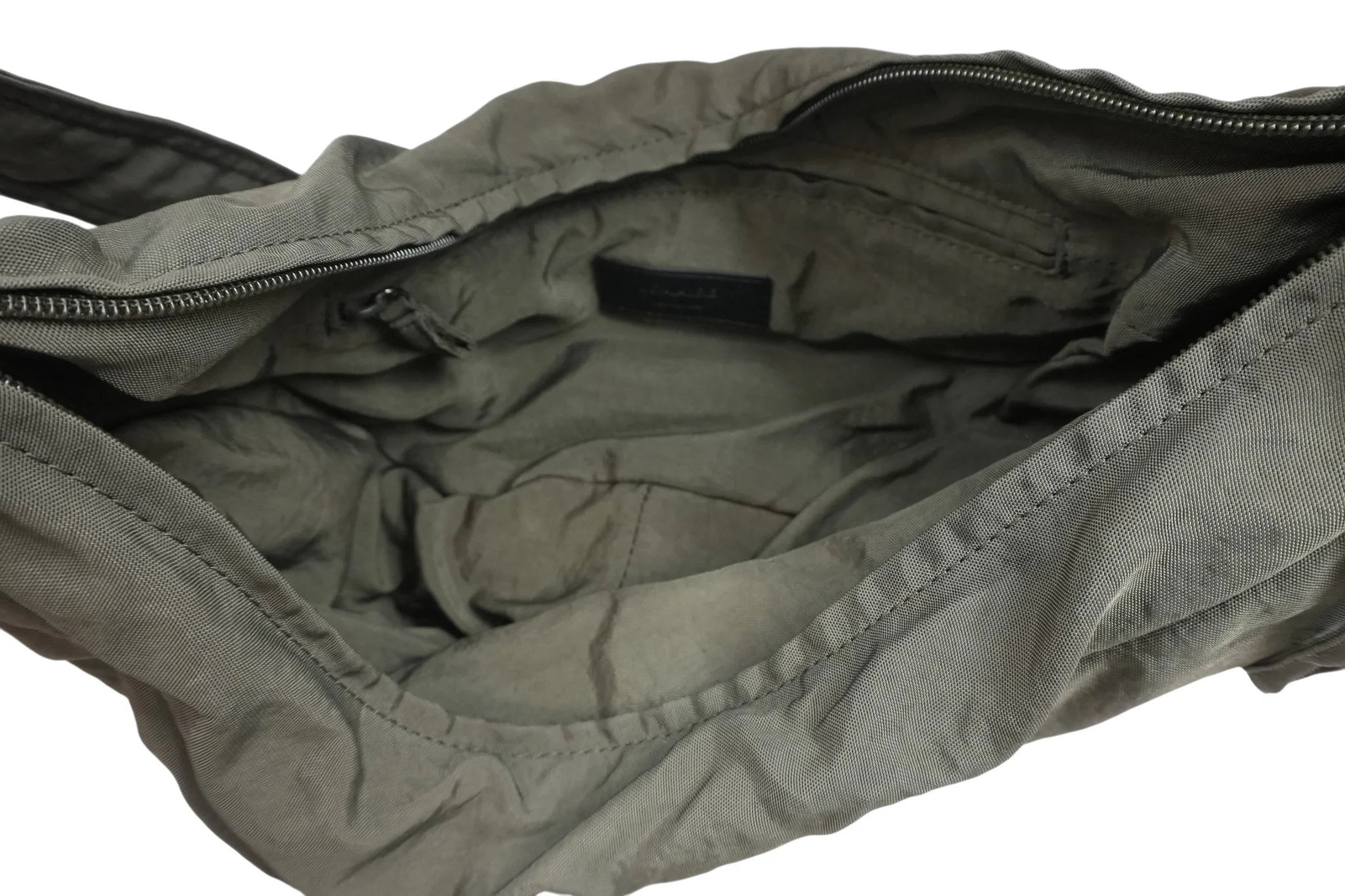 Olive Medium Soft Game Bag in Nylon Canvas - Image 3