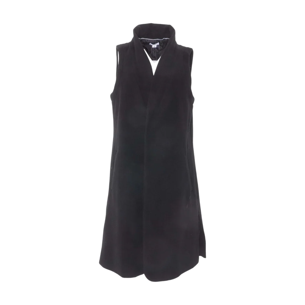 Black Solid Vest
