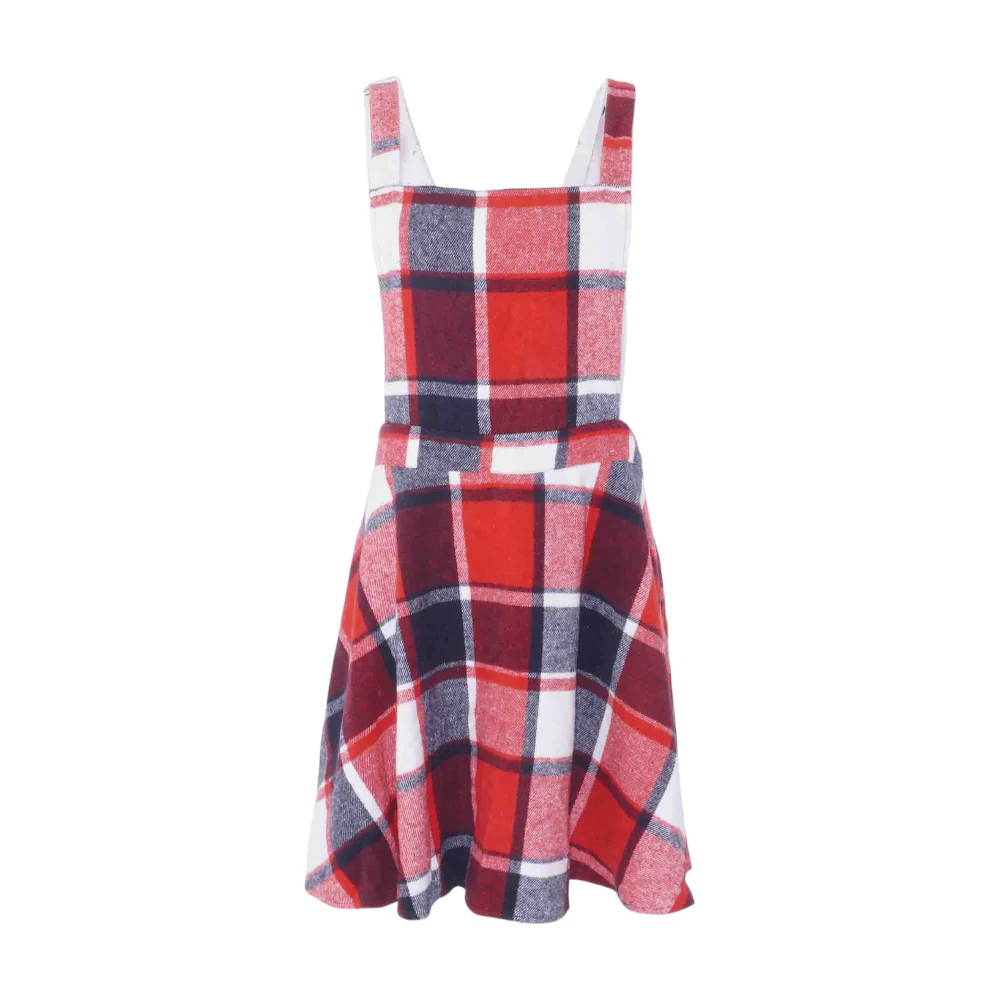 Red Plaid Mini Dress