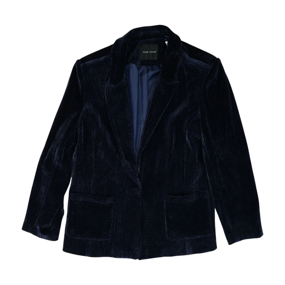 Navy Solid Blazer