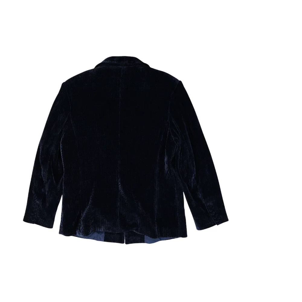 Navy Solid Blazer - Image 2