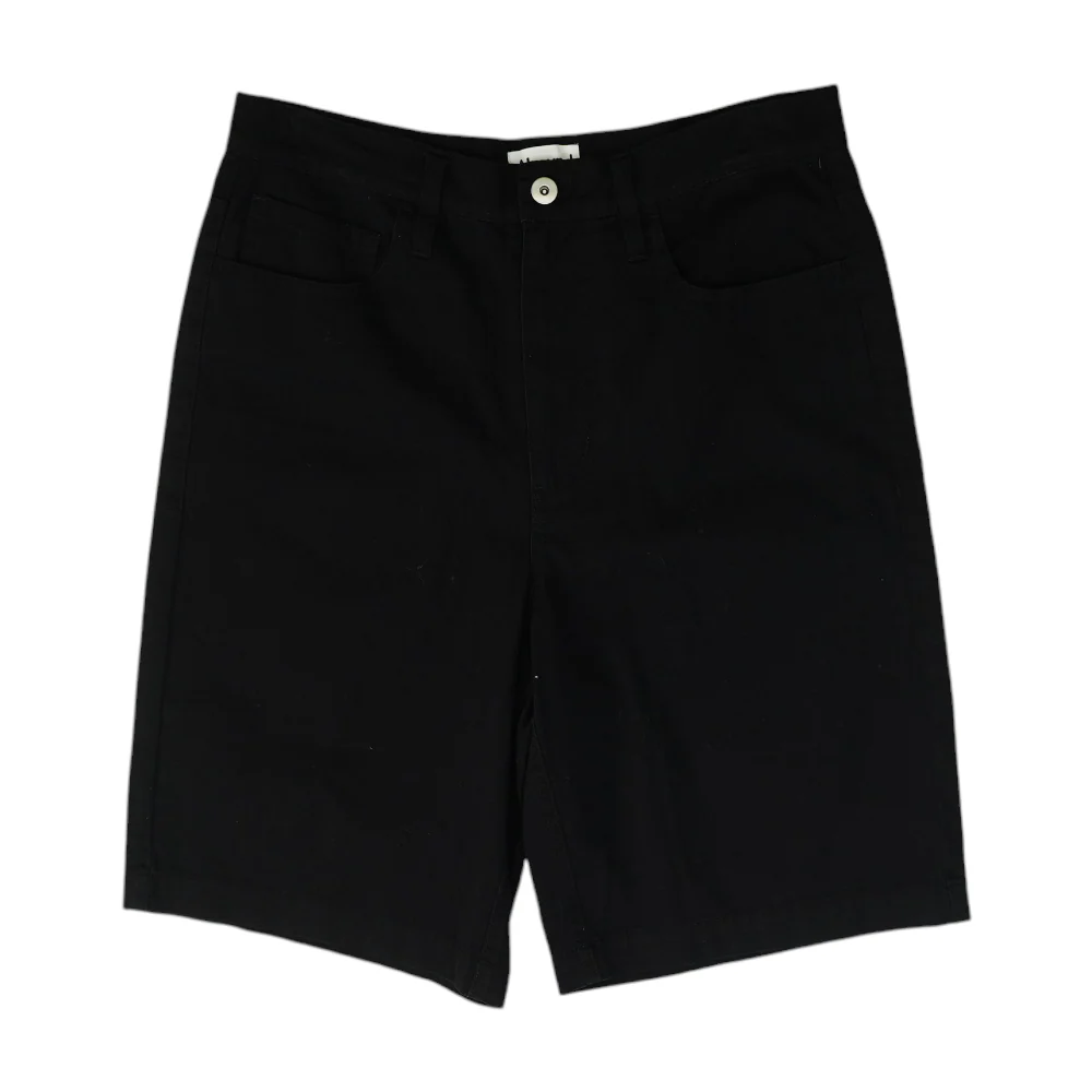 Black Denim Shorts