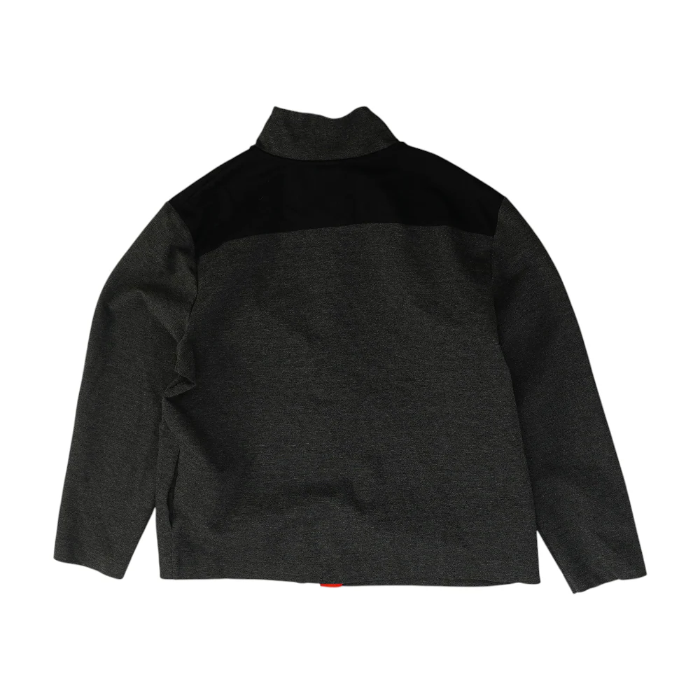 Gray Solid Active Jacket - Image 2