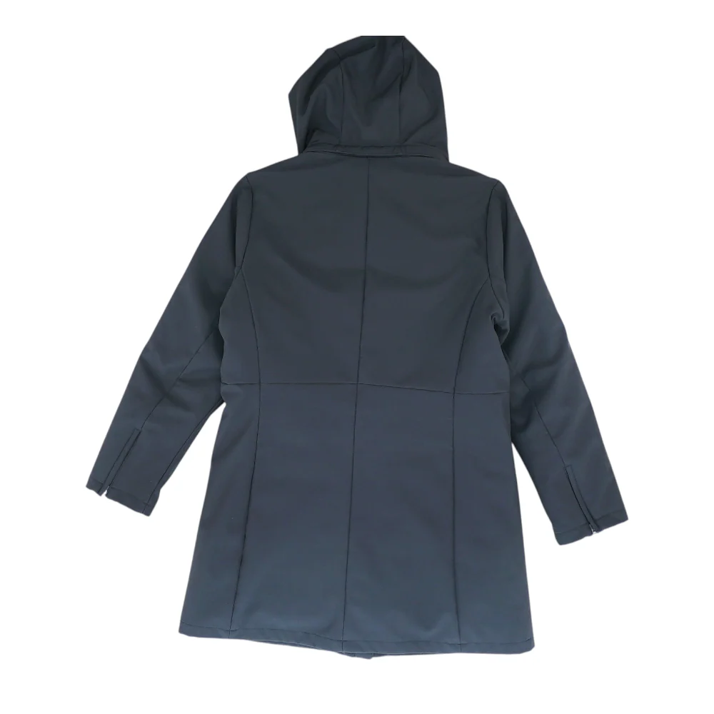 Black Solid Coat - Image 2
