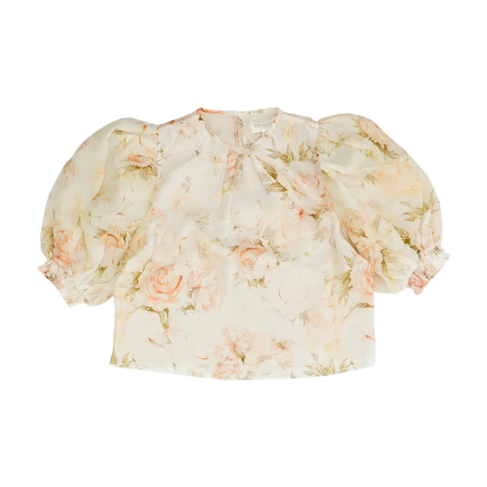 Pink Floral Blouse